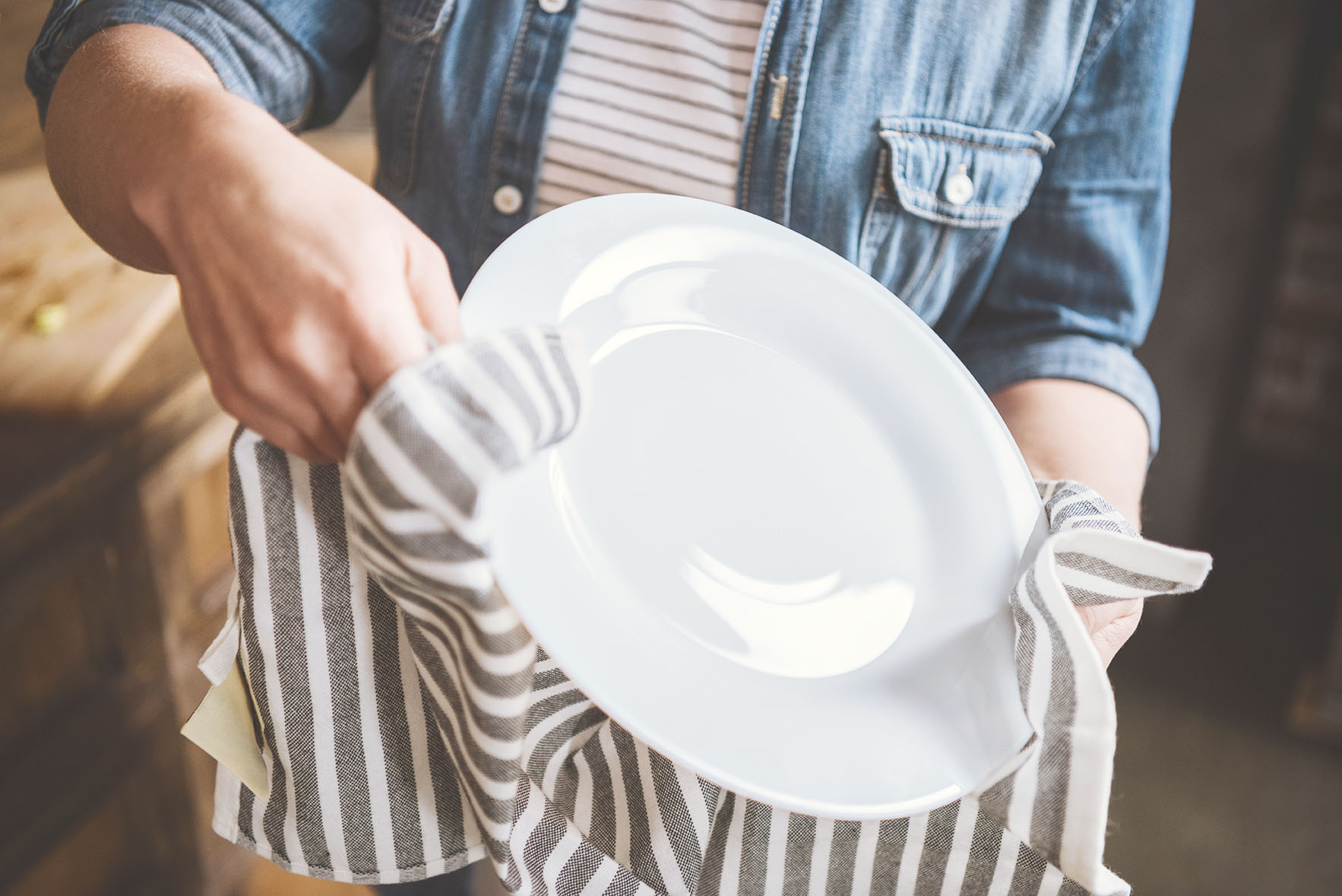 Dish Towels, Highly Absorbent Cleaning Cloth Thick And Fast Drying