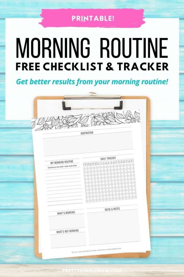 The Best Self Care Morning Routine for Busy Moms - Free Printable ...